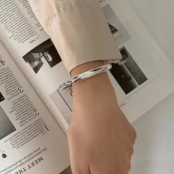 Chunky Cuff 925 Sterling Silver Bracelet NEW - Picture 6 of 9